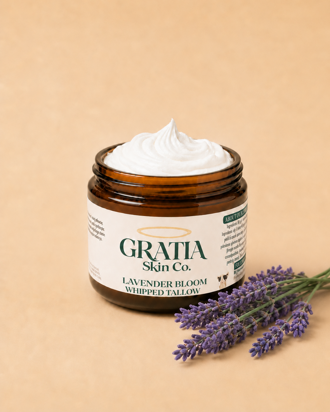 Whipped Tallow Balm Lavender Bloom