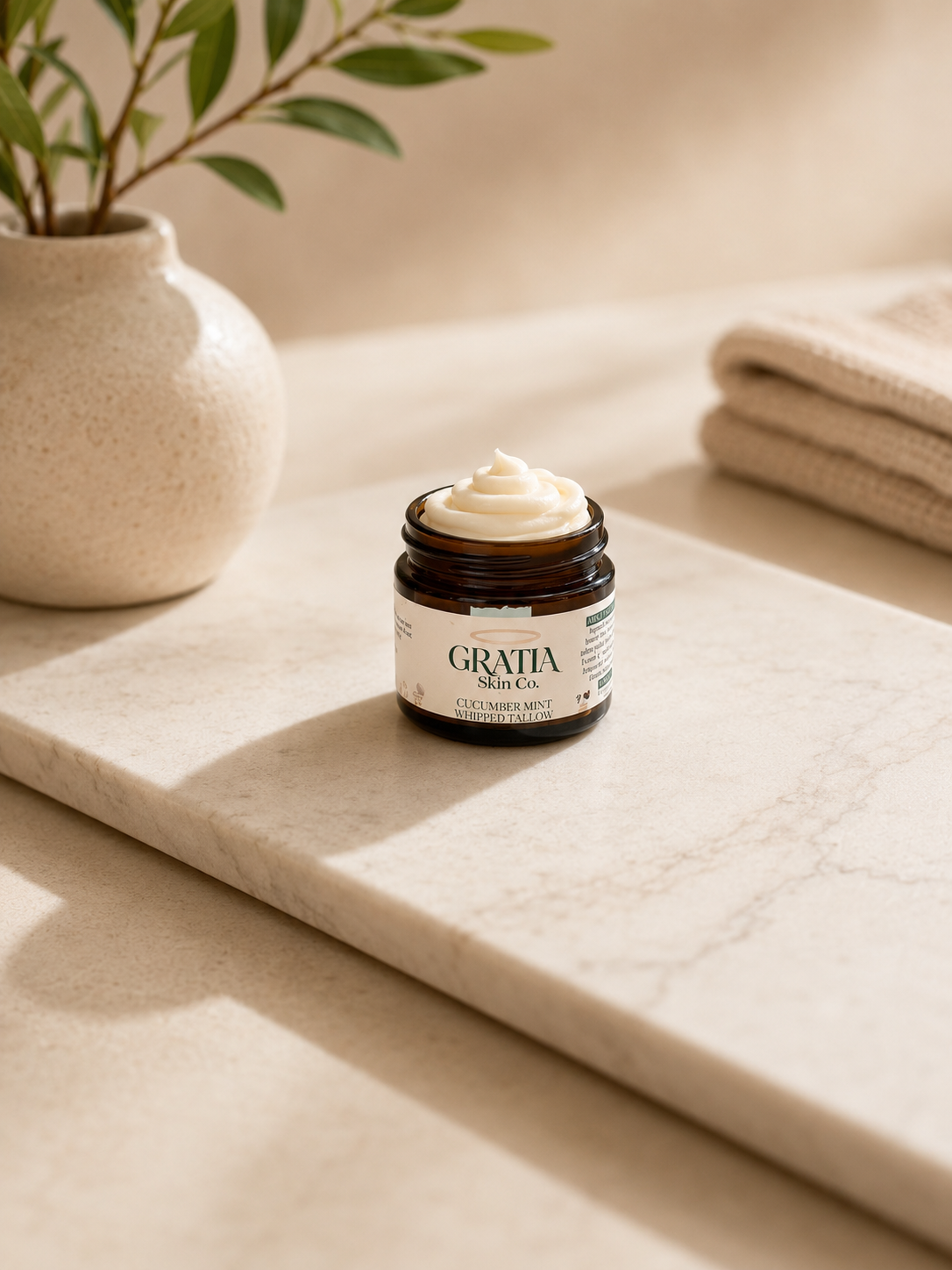 Whipped Tallow Balm Cucumber Mint