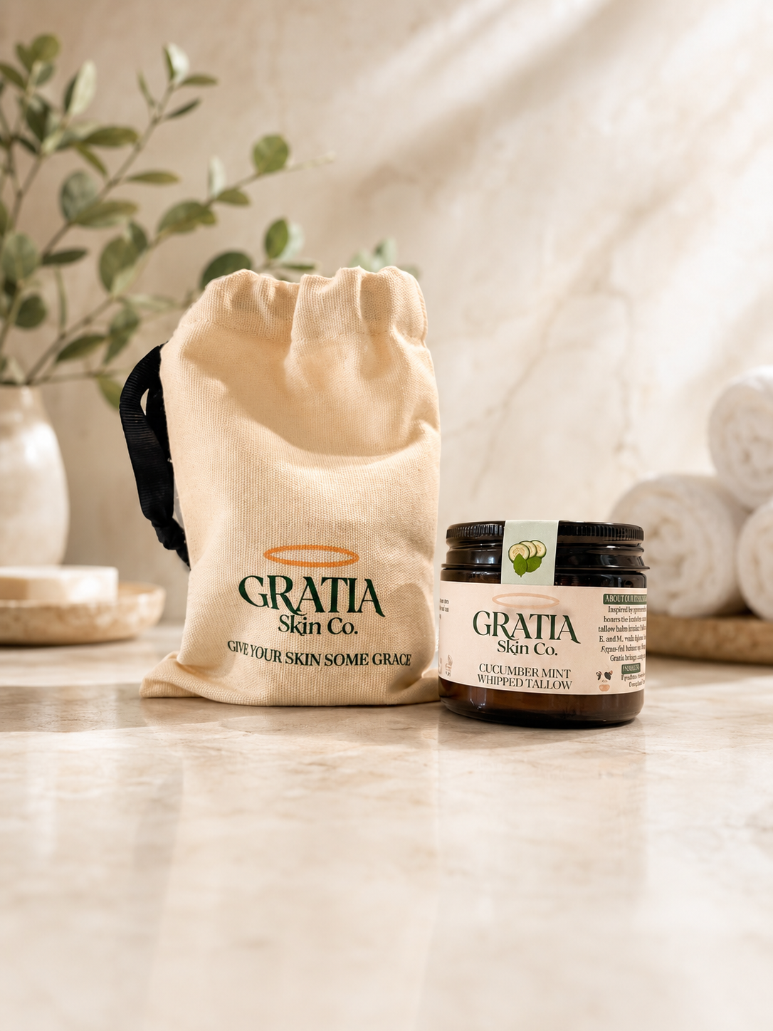 Whipped Tallow Balm Cucumber Mint