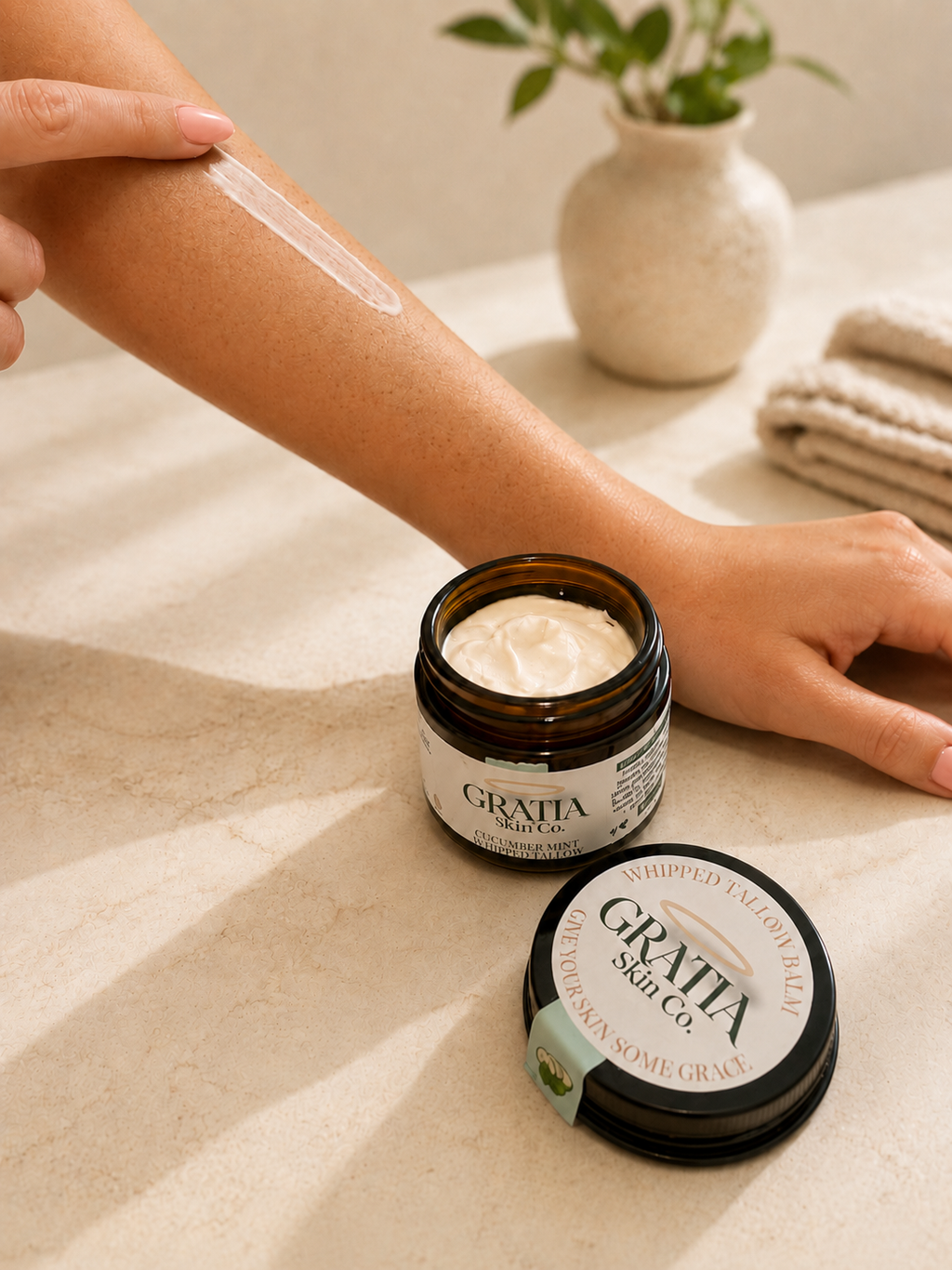 Whipped Tallow Balm Cucumber Mint