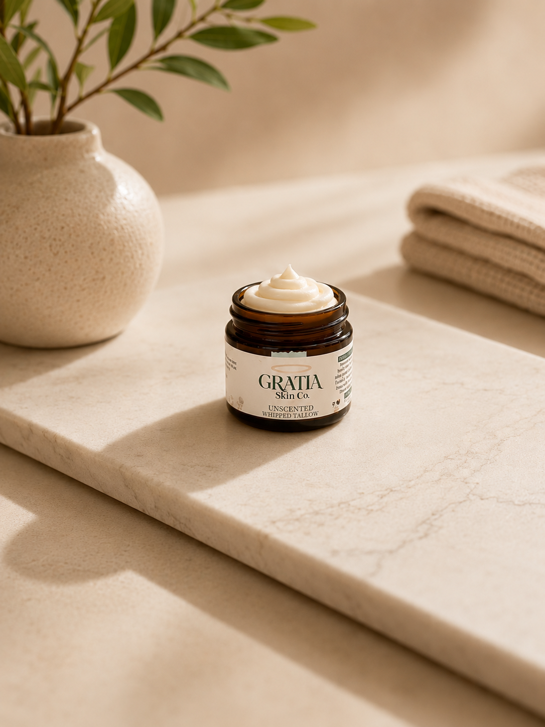 Unscented & Sunkissed Vanilla Tallow Balm Bundle