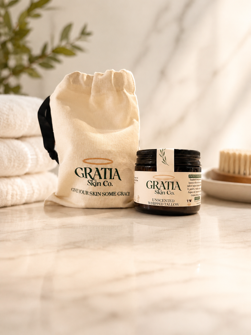 Unscented & Sunkissed Vanilla Tallow Balm Bundle